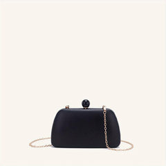 Versatile Shoulder Bag Chain Strap PU Leather Crossbody Bag