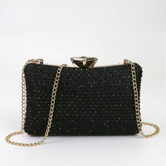 Rhinestone Evening Bag Glitter Clutch Women's Minaudiere Purse