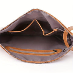 Large Capacity Stitching Clutch Purse PU Leather Textured Wristlet Wallet