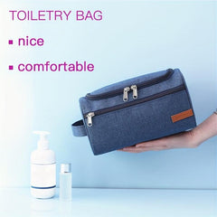 Portable Large Capacity Travel Toiletry Bag With Hook