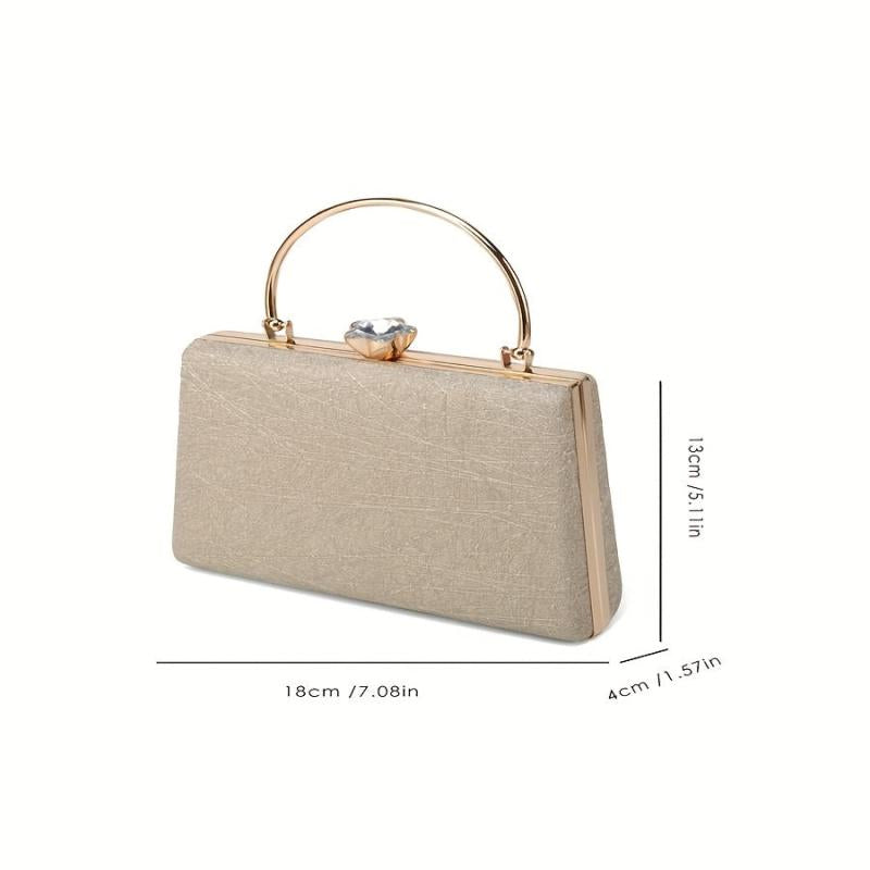 Rhinestone Decor Evening Bag for Women Party Wedding