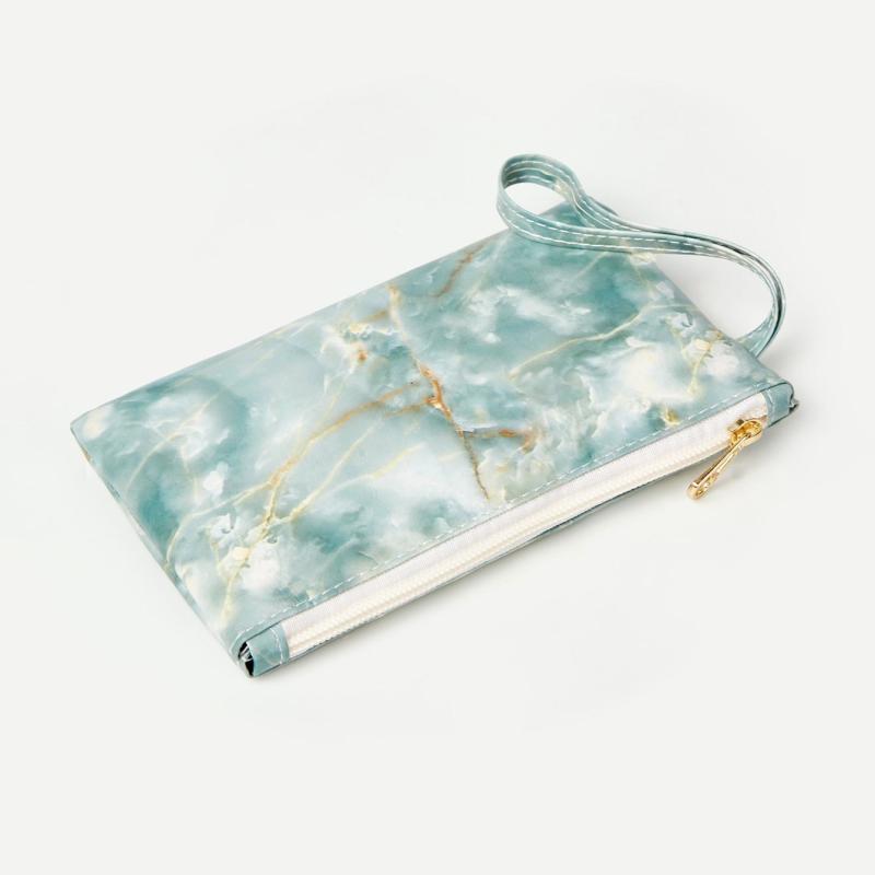 Marble Print Clutch Bag Women's Phone Bag Casual Clutch Bag