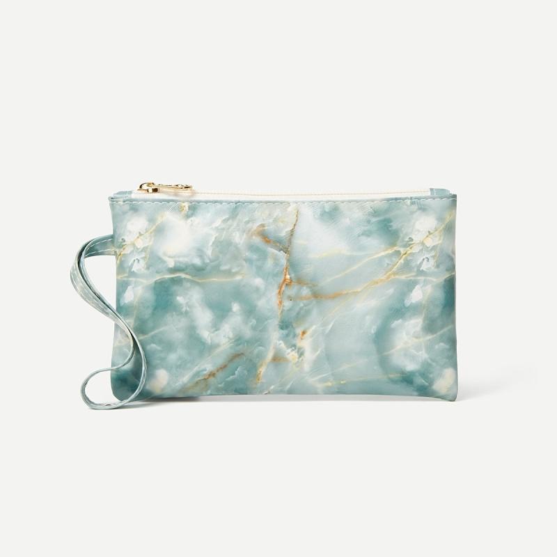 Marble Print Clutch Bag Women's Phone Bag Casual Clutch Bag