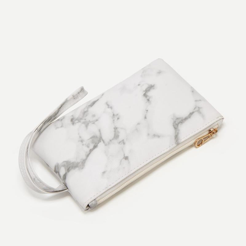 Marble Print Clutch Bag Women's Phone Bag Casual Clutch Bag