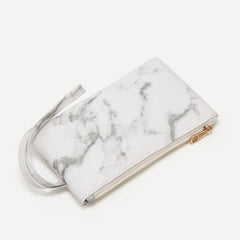 Marble Print Clutch Bag Women's Phone Bag Casual Clutch Bag
