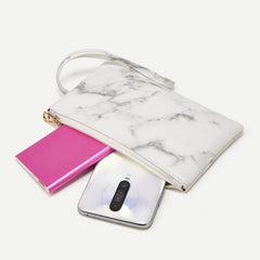Marble Print Clutch Bag Women's Phone Bag Casual Clutch Bag