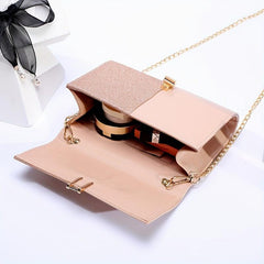 Glitter Stitching Long Purse Classic Flap Coin Purse