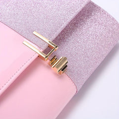 Glitter Stitching Long Purse Classic Flap Coin Purse