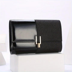 Glitter Stitching Long Purse Classic Flap Coin Purse
