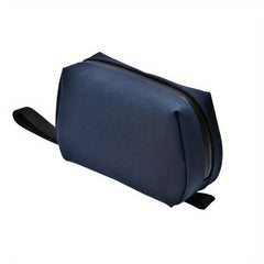 Men's Waterproof Nylon Toiletry Bag for Business Trips Grey