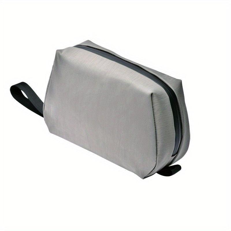 Men's Waterproof Nylon Toiletry Bag for Business Trips Grey