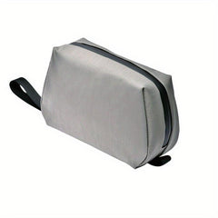 Men's Waterproof Nylon Toiletry Bag for Business Trips Grey