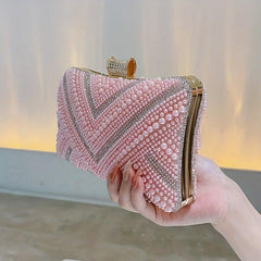 Rhinestone Evening Bag Dinner Clutch Purse for Wedding Party