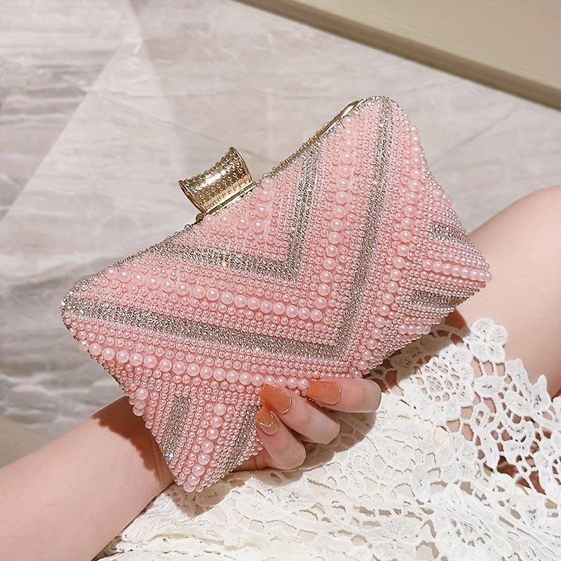 Rhinestone Evening Bag Dinner Clutch Purse for Wedding Party