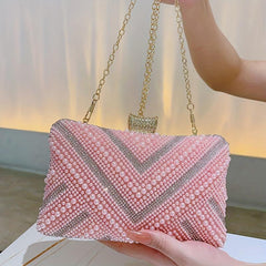 Rhinestone Evening Bag Dinner Clutch Purse for Wedding Party