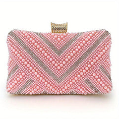 Rhinestone Evening Bag Dinner Clutch Purse for Wedding Party