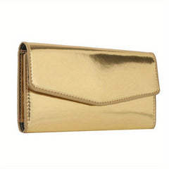 Long Wallet Trifold Coin Purse Credit Card Holder Evening Bag