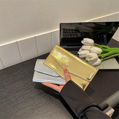 Long Wallet Trifold Coin Purse Credit Card Holder Evening Bag
