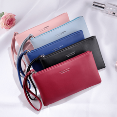 Women's Letter Graphic Clutch Bag Coin Purse Wrist Phone Bag