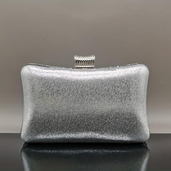 Rhinestone Chain Clutch Elegent Dinner Evening Bag