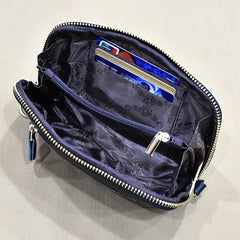 Textured Zip Around Wristlet Long Wallet
