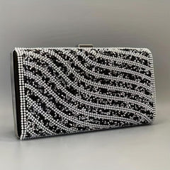 Rhinestone Evening Bag Classic Clutch Women's Purse For Wedding Party