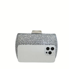 Glitter Clutch Purse Rhinestone Evening Bag for Wedding Prom