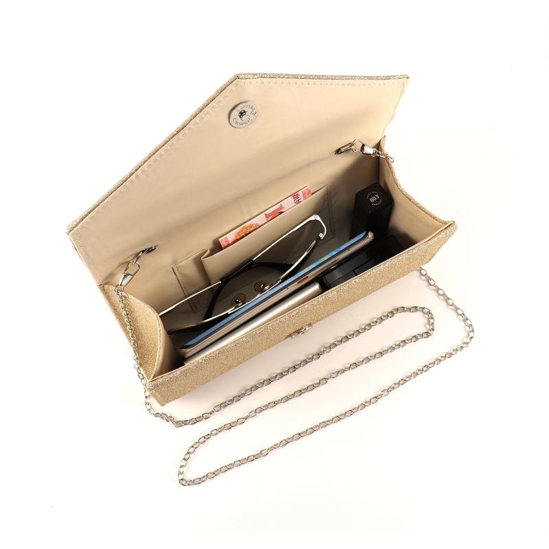 Glitter Envelope Clutch Purse Classic Formal Handbag