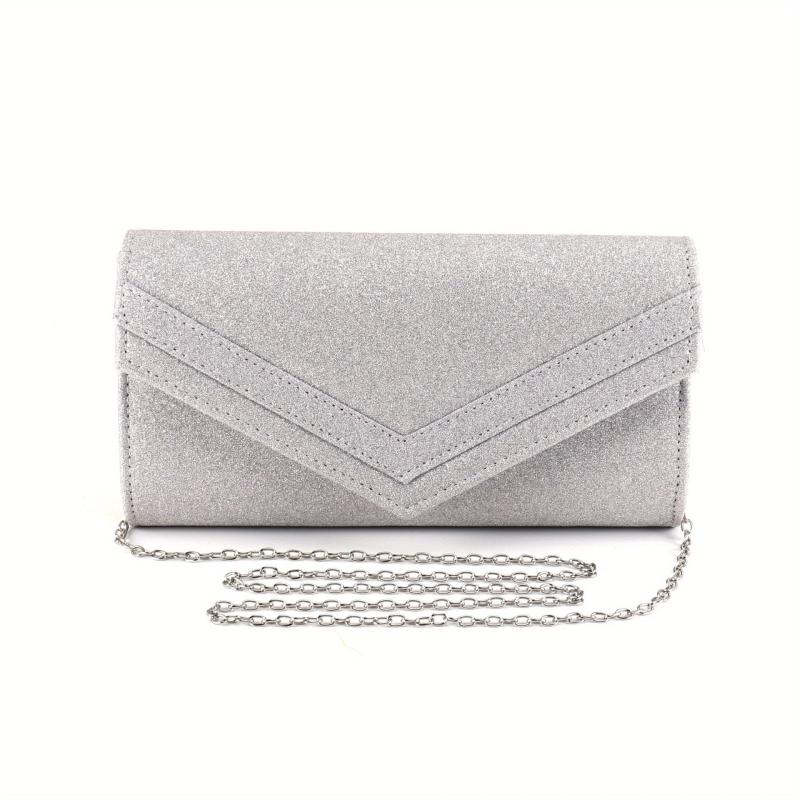 Glitter Envelope Clutch Purse Classic Formal Handbag
