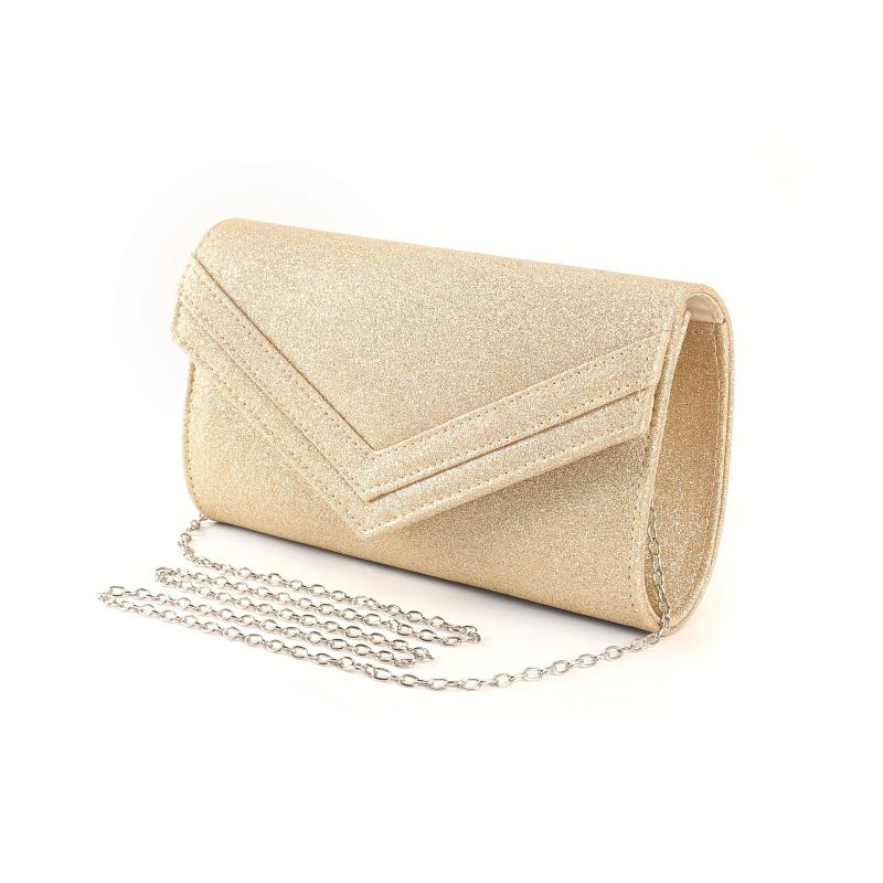 Glitter Envelope Clutch Purse Classic Formal Handbag
