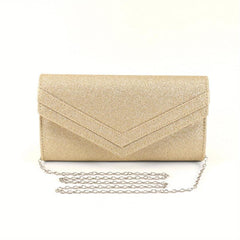 Glitter Envelope Clutch Purse Classic Formal Handbag