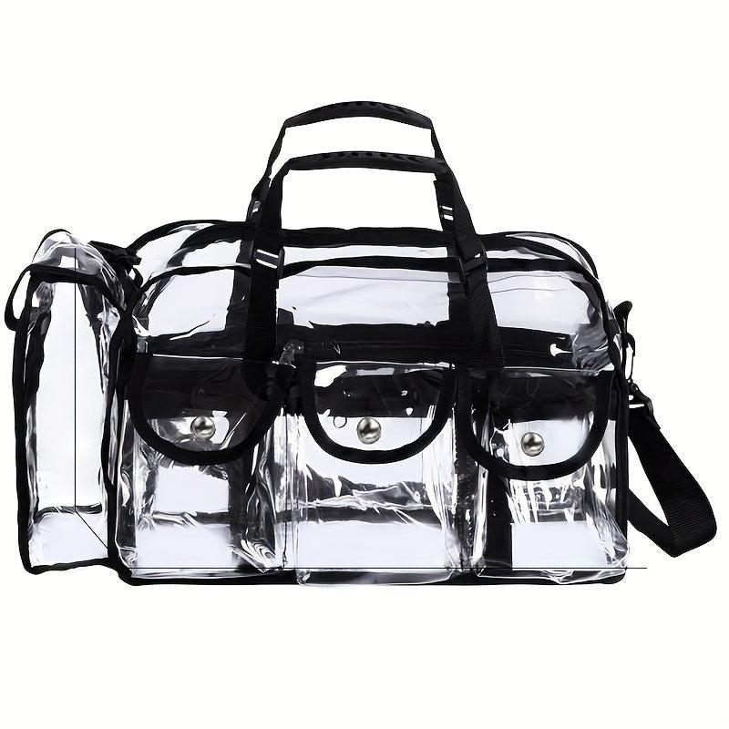 Transparent PVC Outdoor Cosmetics Bag Large Capacity Travel Storage Bag