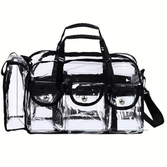 Transparent PVC Outdoor Cosmetics Bag Large Capacity Travel Storage Bag