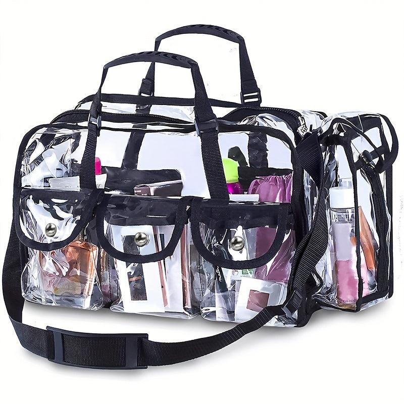 Transparent PVC Outdoor Cosmetics Bag Large Capacity Travel Storage Bag