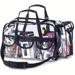 Transparent PVC Outdoor Cosmetics Bag Large Capacity Travel Storage Bag