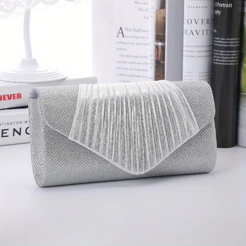 Sequins Clutch Purse Chain Handbag Wedding Party