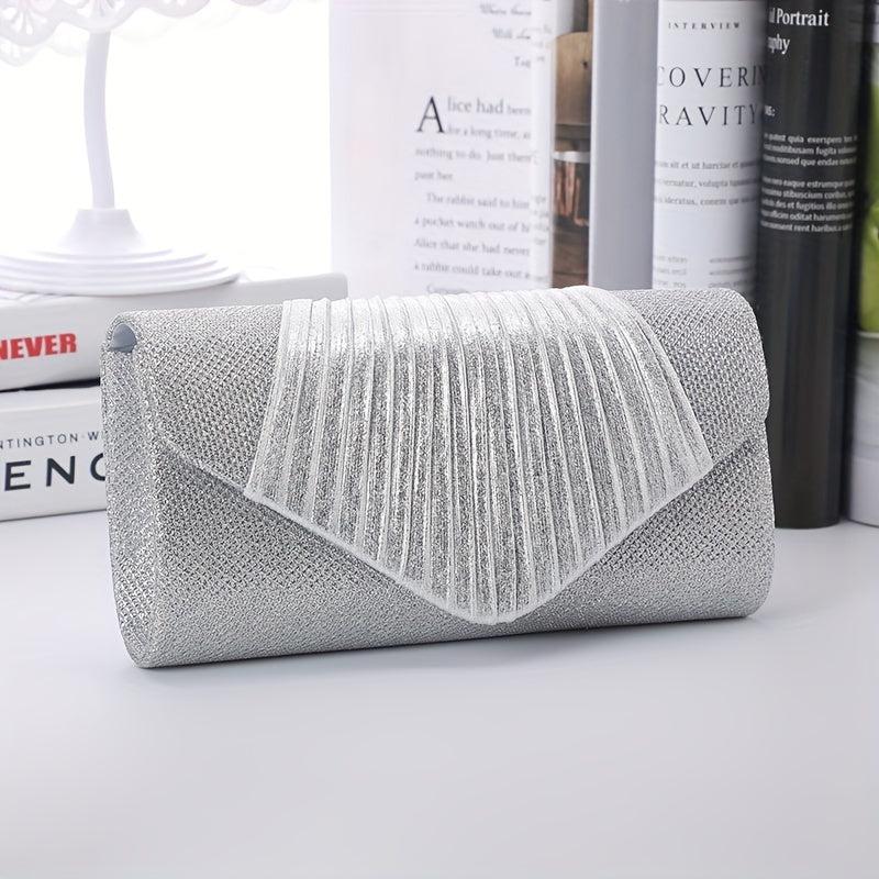 Sequins Clutch Purse Chain Handbag Wedding Party