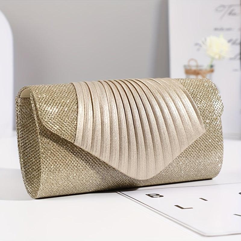Sequins Clutch Purse Chain Handbag Wedding Party