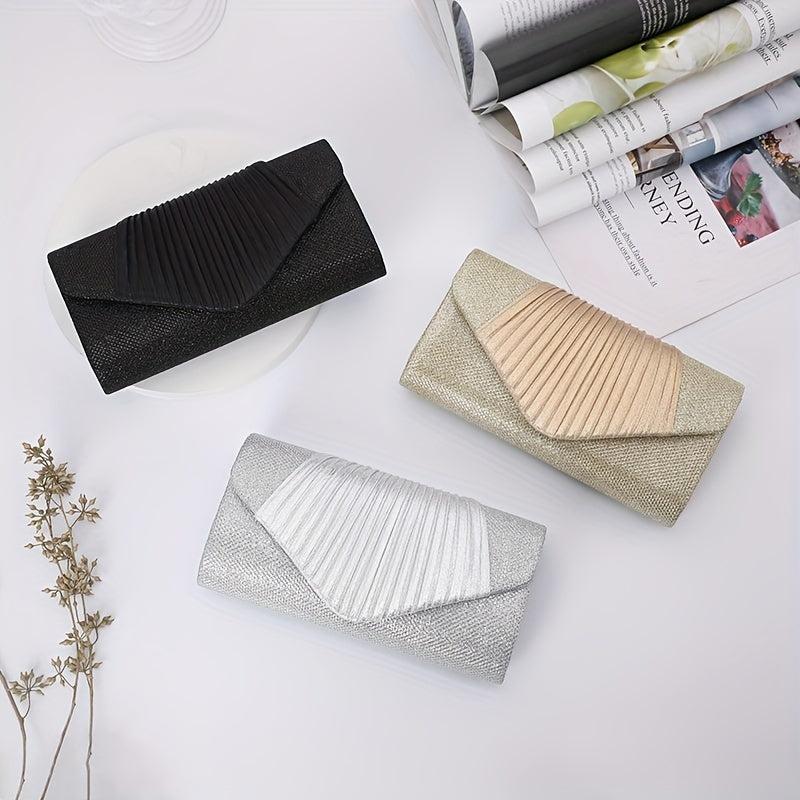 Sequins Clutch Purse Chain Handbag Wedding Party
