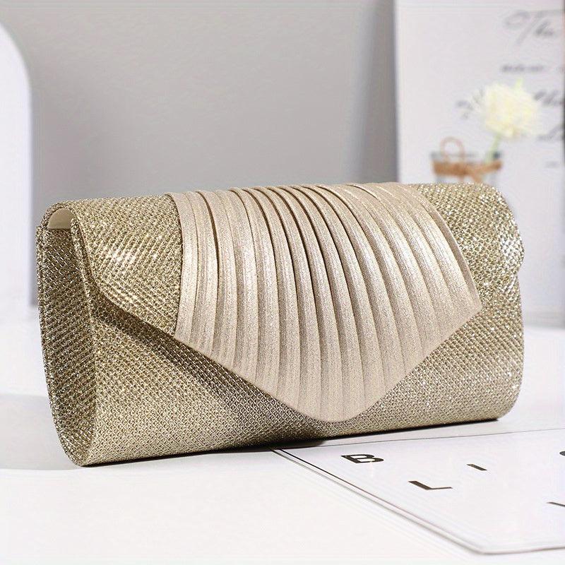 Sequins Clutch Purse Chain Handbag Wedding Party