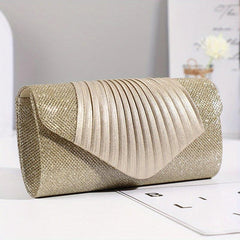 Sequins Clutch Purse Chain Handbag Wedding Party