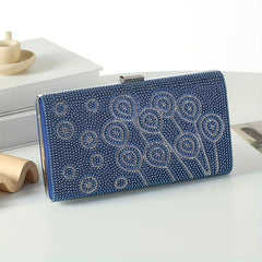 Bear Decor Evening Clutch Bag Wedding Party Banquet Bag