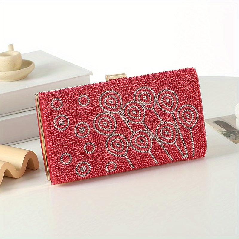 Bear Decor Evening Clutch Bag Wedding Party Banquet Bag