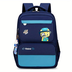 Layer Backpack With Rabbit Pendant Cartoon Kitten Unicorn Princess Printed