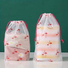 Drawstring Wash Bag Underwear Sock Storage Bag Travel Cosmetics Storage Bag