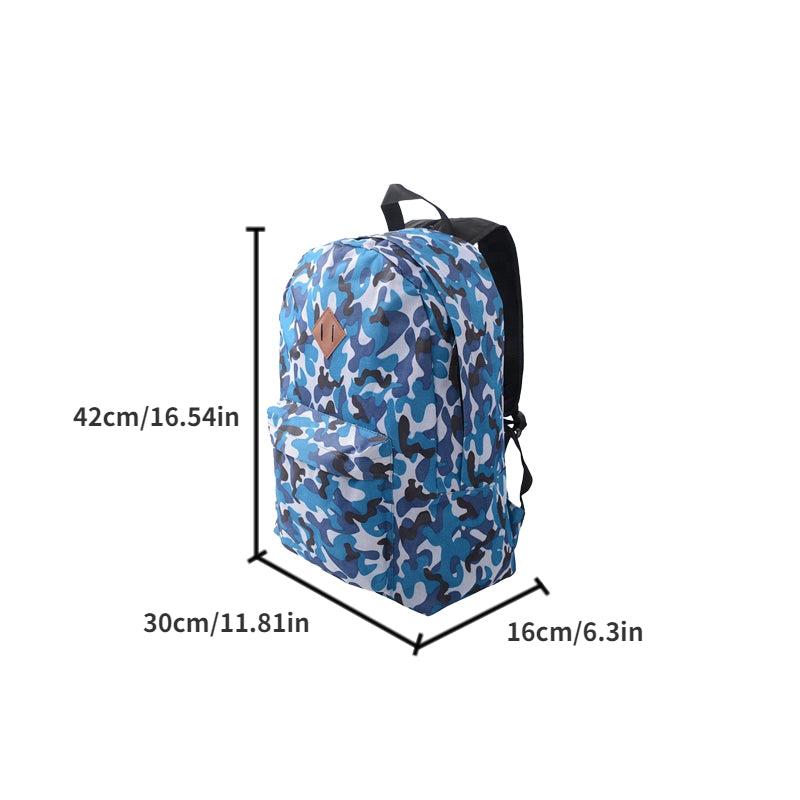 Camouflage Backpack Large Capacity Students Schoolbag Outdoor Travel Bag