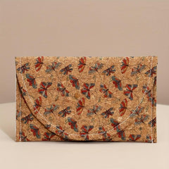 Vintage Butterfly Print Cluth Bag Ethnic Style Coin Purse