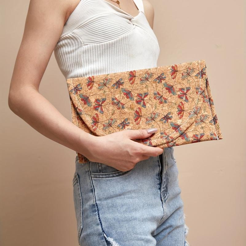 Vintage Butterfly Print Cluth Bag Ethnic Style Coin Purse