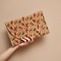 Vintage Butterfly Print Cluth Bag Ethnic Style Coin Purse