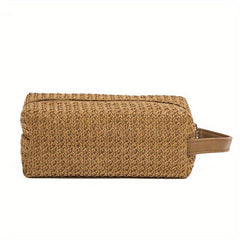 Grass Material Large Capacity Cosmetic Storage Bag